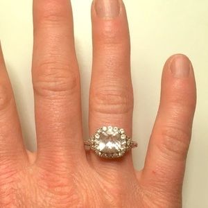 White Topaz Ring